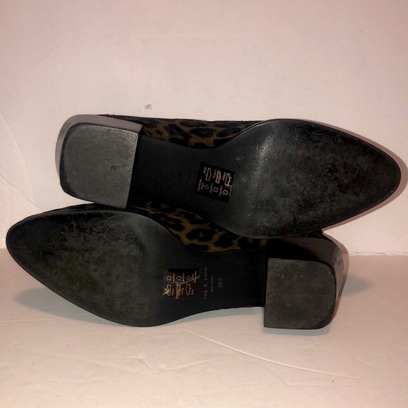 Rag & Bone Women’s Rover Black Cheetah Print Ankle Boots - Picture 5 of 6